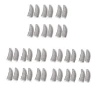 VENEKA Manches de Doigt En Fibre de à 18 Broches pour Les Jeux Mobiles PUBG Contact Manches de Doigt D'écran Blanc (36 Pièces Séries)