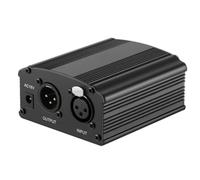 VENEKA Microphone Un Condensateur XLR BM 800 858 Dispositif D'enregistrement Spécial pour Karaoké Alimentation Phantom 48V Prise UE