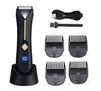 VENEKA Nouveaux Hommes et Femmes Tondeuse Corps Aine Électrique Barbe Visage Bikini Tondeuse Rasoir Lavable pour Pubiens Épilateur