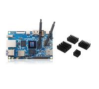 VENEKA Pour 5B 8G RAM+64G EMMC Development Board 8 Core 64 Bit Processeur Programmation Carte mère avec dissipateur de chaleur
