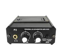 VENEKA Préamplificateur pour casque P2 Moniteur pour casque Microphone Agrandir Mixer Convient pour Parlé/Streaming Live UE Plug