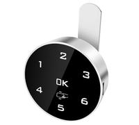 VENEKA Serrure électronique à combinaison pour placard, serrure électronique intelligente pour placard, serrure de porte clé, avec deux méthodes de déverrouillage B