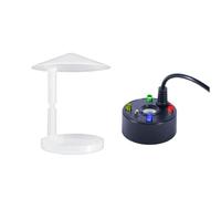 VENEKA USB 4 LED Ultrasons Mist Maker avec protection contre les éclaboussures, pour l'intérieur, humidificateur portable pour reptiles