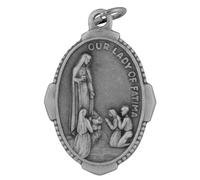 Venerare Médaille de Saint Catholique Traditionnelle, Métal, Gray, Silver, 1 Inches