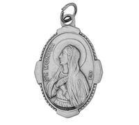 Venerare Médaille de Saint Catholique Traditionnelle, Métal, Gray, Silver, 1 inches