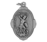 Venerare Médaille de Saint Catholique Traditionnelle, Métal, Gray, Silver, 1 Inches