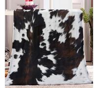 VENESS Plaid Couverture Polaire Flanelle, Jeté de Canapé 150x200cm, ZèBre Imprimé Vache Couverture Fourrure Chaud et Doux en Peluche pour Lit, Duveteuse Couverture - Enfants Adultes