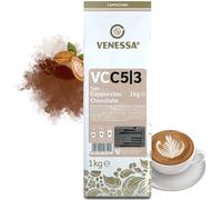 VENESSA Cappuccino Chocolate VC5/3 Lot de 5 sachets de protection aromatiques en poudre avec café soluble et poudre de cacao - Agréable avec une fine note de cacao pour toutes les ventes