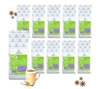 VENESSA VCL1 Chai Latte Lot de 10 sachets de 1 kg de thé au lait instantané en poudre pour la préparation de boissons au thé au lait - Convient aux machines automatiques