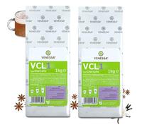 VENESSA VCL1 Chai Latte Lot de 2 paquets de 1 kg d'essai instantané thé au lait en poudre - Poudre de boisson instantanée - Convient aux machines automatiques - Très soluble