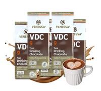 Venessa VDC 9 Chocolat à boire 5 x 1 kg, 9 % de cacao de qualité supérieure et de lait, poudre de cacao pour les distributeurs automatiques, légèrement sucré, agréable