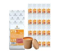 VENESSA VTS 1 Soupe à la crème de tomates 20 x 1 kg - Pack avantageux - Soupe crémeuse aux tomates méditerranéennes raffinée avec épices pour machine automatique - Soupe automatique - Pour la