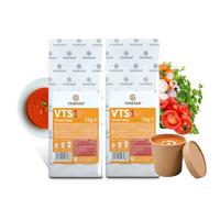 VENESSA VTS 1 Soupe crémeuse aux tomates 2 x 1 kg - Vending Machine à soupe - Soupe fine et crémeuse aux tomates - Soupe automatique - Sans grumeaux - Préparation rapide - Convient pour les machines