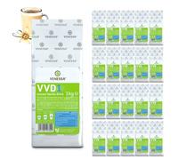 VENESSA VVD1 Vanilla Drink Lot de 20 bouteilles de 1 kg - Lot de 20 boissons instantanées - Vanille - Crémeuse Soluble, économique pour toutes les distributeurs automatiques de boissons