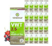 VENESSA VWT 2,5 Boisson à thé aux fruits sauvages 20 x 1 kg de thé automatique - Thé noir aromatisé aux notes acides et sucrées de fruits sauvages - Pour distributeurs automatiques