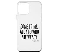 Venez me Voir Tous Ceux Qui sont fatigués Matthieu 11:28 Foi Hope Coque pour iPhone 12 Mini