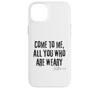 Venez me Voir Tous Ceux Qui sont fatigués Matthieu 11:28 Foi Hope Coque pour iPhone 14 Plus