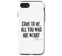 Venez me Voir Tous Ceux Qui sont fatigués Matthieu 11:28 Foi Hope Coque pour iPhone SE (2020) / 7/8