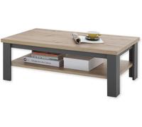 Venezia Aspect Chêne Artisanal,Anthracite¿Table Basse Moderne Pour Votre Salon,Bois D'ingénierie,115x40x65 Cm