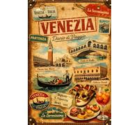 Venezia Diario di Viaggio: Diario Creativo per Artisti e Sognatori: Taccuino con Playlist, Quiz e Spazi per Schizzi tra i Canali della Serenissima