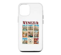 Venezia Venise Italie Vintage Voyage Collage Vénétie Monuments Coque pour iPhone 12/12 Pro