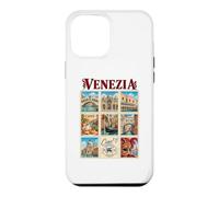 Venezia Venise Italie Vintage Voyage Collage Vénétie Monuments Coque pour iPhone 12 Pro Max