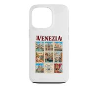 Venezia Venise Italie Vintage Voyage Collage Vénétie Monuments Coque pour iPhone 13 Pro