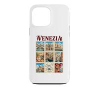 Venezia Venise Italie Vintage Voyage Collage Vénétie Monuments Coque pour iPhone 13 Pro Max