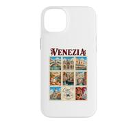 Venezia Venise Italie Vintage Voyage Collage Vénétie Monuments Coque pour iPhone 14 Plus
