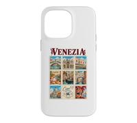 Venezia Venise Italie Vintage Voyage Collage Vénétie Monuments Coque pour iPhone 14 Pro Max