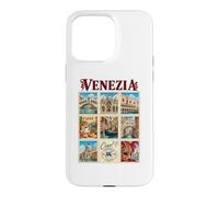 Venezia Venise Italie Vintage Voyage Collage Vénétie Monuments Coque pour iPhone 15 Pro Max