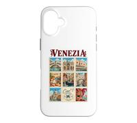 Venezia Venise Italie Vintage Voyage Collage Vénétie Monuments Coque pour iPhone 16 Plus