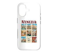Venezia Venise Italie Vintage Voyage Collage Vénétie Monuments Coque pour iPhone 17