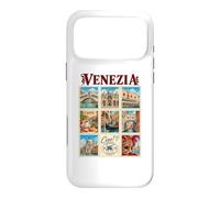 Venezia Venise Italie Vintage Voyage Collage Vénétie Monuments Coque pour iPhone 17 Pro Max