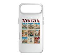 Venezia Venise Italie Vintage Voyage Collage Vénétie Monuments Coque pour iPhone Air