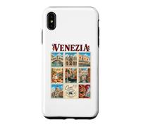 Venezia Venise Italie Vintage Voyage Collage Vénétie Monuments Coque pour iPhone XS Max