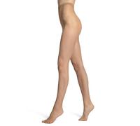 VENEZIANA NUOVA RETE - Collants Femme Resille - Bas Résille Italien Classique - Avec Gousset en Coton - Sans Culotte à la Taille - Pas Moulant - Nude - M