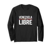 Venezuela ES Libre Fierté vénézuélienne de la liberté Manche Longue
