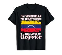 Venezuela Flag Proud Elegant Venezuelan Boyfriend Girlfriend T-Shirt Graphique avec Valeur