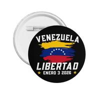 Venezuela Libertad 3 janvier 2026 - Pin's Liberté Démocratie en métal (1 pièce)