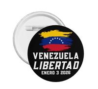 Venezuela Libertad 3 janvier 2026 - Pin's Liberté Démocratie en métal (1 pièce)