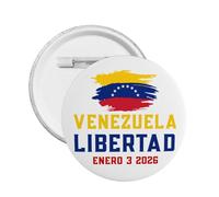Venezuela Libertad 3 janvier 2026 - Pin's Liberté Démocratie en métal (1 pièce)
