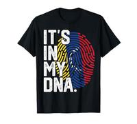 Venezuela Roots Drapeau Empreinte Digitale Patriotique T-Shirt