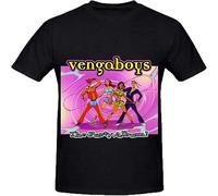Vengaboys The Party Album Tour Soundtrack Men T-Shirt Graphic Unisex Tee Black XL