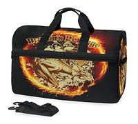 Vengeance Dragon Crâne Sac de Sport de Natation de Sport avec Compartiment À Chaussures Sacs de Sport À Bandoulière Sac À Main pour Voyage Femmes Filles