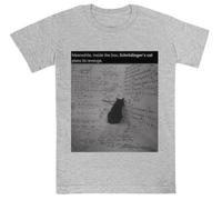 Vengeance du Chat De Schrödinger T-Shirt à Manches Courtes Enfant Gris Grey Kids Tee Short Sleeve T-Shirt