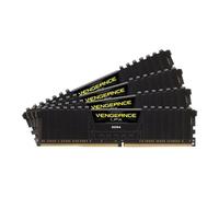 Corsair Mémoire de bureau Corsair Vengeance LPX 128 Go (4x32 Go) DDR4 3600 (PC4-28800) C18 1,35 V - Noire