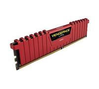 Corsair Vengeance LPX 4GB (1 x 4GB) DDR4 DRAM 2400MHz C14 red memory kit for DDR4 Systems (CMK4GX4M1A2400C14R)