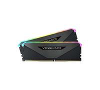 Kit Barrettes mémoire 16Go (2x8Go) DIMM DDR4 Corsair Vengeance RT RGB 3200Mhz (Noir)