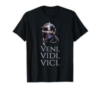 Veni Vidi Vici - Citation de Jules César - Casque de la Légion Romaine T-Shirt